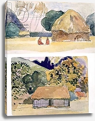 Постер Гоген Поль (Paul Gauguin) Illustrations from 'Noa Noa, Voyage a Tahiti', published 1926