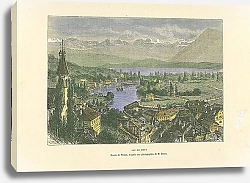 Постер Тунское озеро, Швейцария