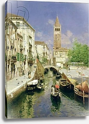 Постер Санторо Рубенс A Venetian Canal