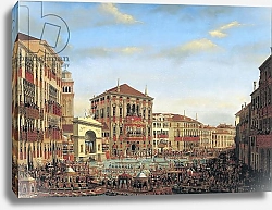 Постер Борсато Джузеппе Napoleon I Presiding over a Regatta in Venice, 1807