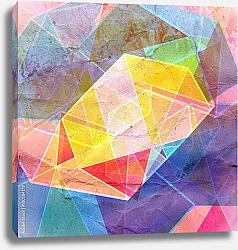 Постер Абстрактная красочная акварель #20