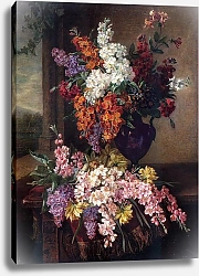 Постер Льес Жан Цветущая вишня на столе