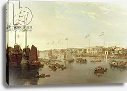 Постер Даниэль Уильям The European Factories, Canton, 1806