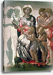 Постер Микеланджело (Michelangelo Buonarroti) Madonna and Child with St. John, c.1495
