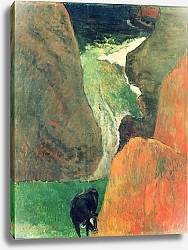 Постер Гоген Поль (Paul Gauguin) Над пропастью
