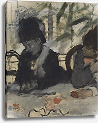 Постер Дега Эдгар (Edgar Degas) At the Cafe, c.1875-7