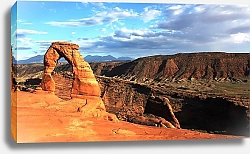 Постер Каменная арка в гранд каньоне