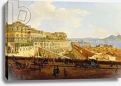 Постер Ребелл Джозеф View of the Palazzo Reale, Naples