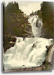 Постер Швейцария. Рейхенбахский водопад