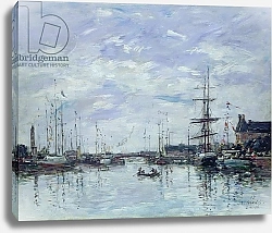 Постер Буден Эжен (Eugene Boudin) Deauville, the Dock, 1892