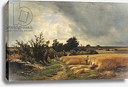 Постер Франсиа Франсуа The Plateau of Ormesson - A Path through the Corn