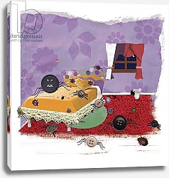 Постер Спейтан Любна (совр) Bed Bugs, illustration,