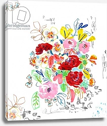 Постер Чамберс Джо (совр) Floral Sketch 3, 2014