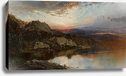 Постер Зонтаг Уильям Landscape with Sunset