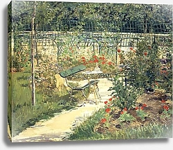Постер Мане Эдуард (Edouard Manet) The Bench in the Garden of Versailles, 1881