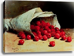 Постер Воллон Антуан A spilled bag of cherries