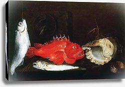 Постер Порпора Паоло Натюрморт с рыбой 2