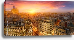 Постер Закат над Мадридом