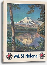 Постер Mt. St. Helens Northern Pacific North Coast Limited