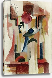 Постер Макке Огюст (Auguste Maquet) Study of a bright shop window, 1913
