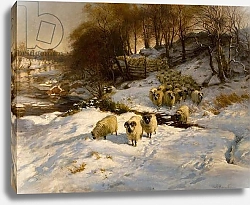 Постер Фаркарсон Джозеф Sheep in Snow, 1935