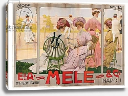Постер Advertising poster for the Mele Department Store of Naples, 1907