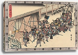 Постер Утагава Хирошиге (яп) Presenting the Sword