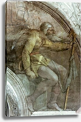 Постер Микеланджело (Michelangelo Buonarroti) Sistine Chapel Ceiling: One of the Ancestors of God