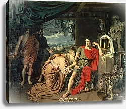 Постер Иванов Александр King Priam begging Achilles for the return of Hector's body, 1824