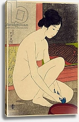 Постер Хасигути Гоё Yokugo no onna, 1915