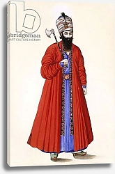 Постер Школа: Персидская 19в. Portrait of Sadre A'zam, Prime Minister under Fath 'Ali Shah, 19th century