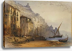 Постер Калло Вильям Amalfi from the Shore - A Summer's Morning, 1887