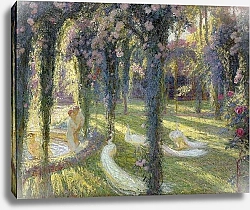 Постер Мартин Генри The Nymphs in the Garden; Les Nymphes dans un Jardin,