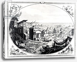 Постер Школа: Итальянская 18в Early Settlement of Venice