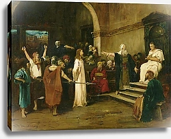 Постер Мункачи Михай Christ Before Pilate, 1880