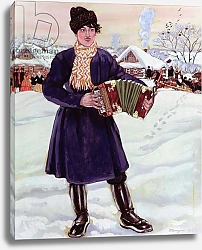 Постер Кустодиев Борис Shrove-tide, 1916 2