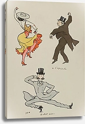 Постер Гурса Жорж Danse espagnole et danse russe; Otero, Urribaren, Prince Troubetzkoy