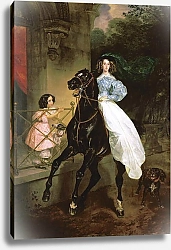 Постер Брюллов Карл Всадница. 1832