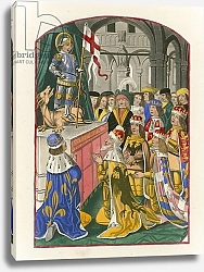 Постер Шоу Анри (акв) The Sovereigns of Europe Worshipping St George, late 15th century