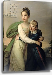 Постер Кугелген Франц Prince Albrecht and Princess Louise, c.1817