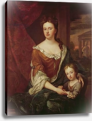 Постер Кнеллер Годфри, Сэр Queen Anne and William, Duke of Gloucester