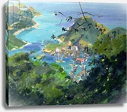 Постер Дюрхем Энн (совр) View of Aberdeen from the Peak, Hong Kong