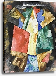 Постер Хартли Марсден Abstraction; Blue, Yellow and Green, c.1913