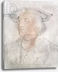 Постер Дюрер Альбрехт Maximilian I, Emperor of Germany, 1518-19
