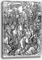 Постер Дюрер Альбрехт The entombment of Christ, from 'The Great Passion' series, 1497-1500