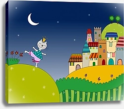 Постер Замок маленькой феи-кошки