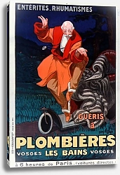 Постер Д'Илен Жан Entérites rhumatismes guéris à Plombières les Bains, Vosges