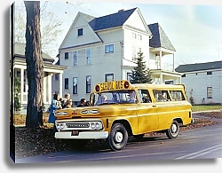 Постер Chevrolet Suburban School Bus '1959