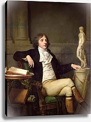 Постер Грёз Жан-Батист Portrait presumed to be Auguste Louis de Talleyrand c.1792