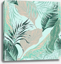 Постер Тропические листья 2